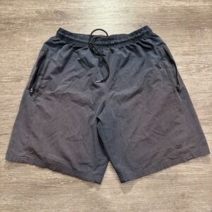 Legend Shorts Mens Medium‎ Gray Stretch Waist Lightweight Running 8" Athletic